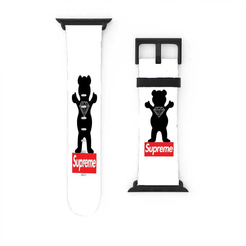 Supreme Bear Diamond Apple Watch Band 38Mm - 44Mm