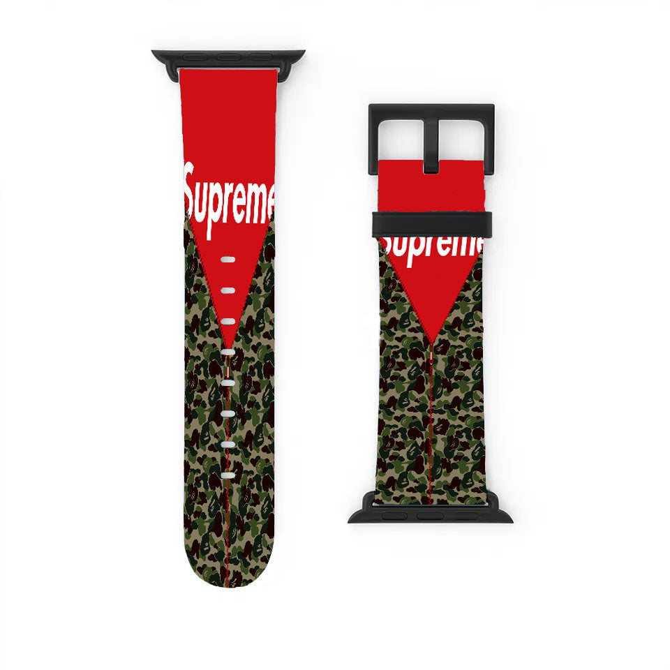 Supreme Camo Apple Watch Band 38Mm - 44Mm