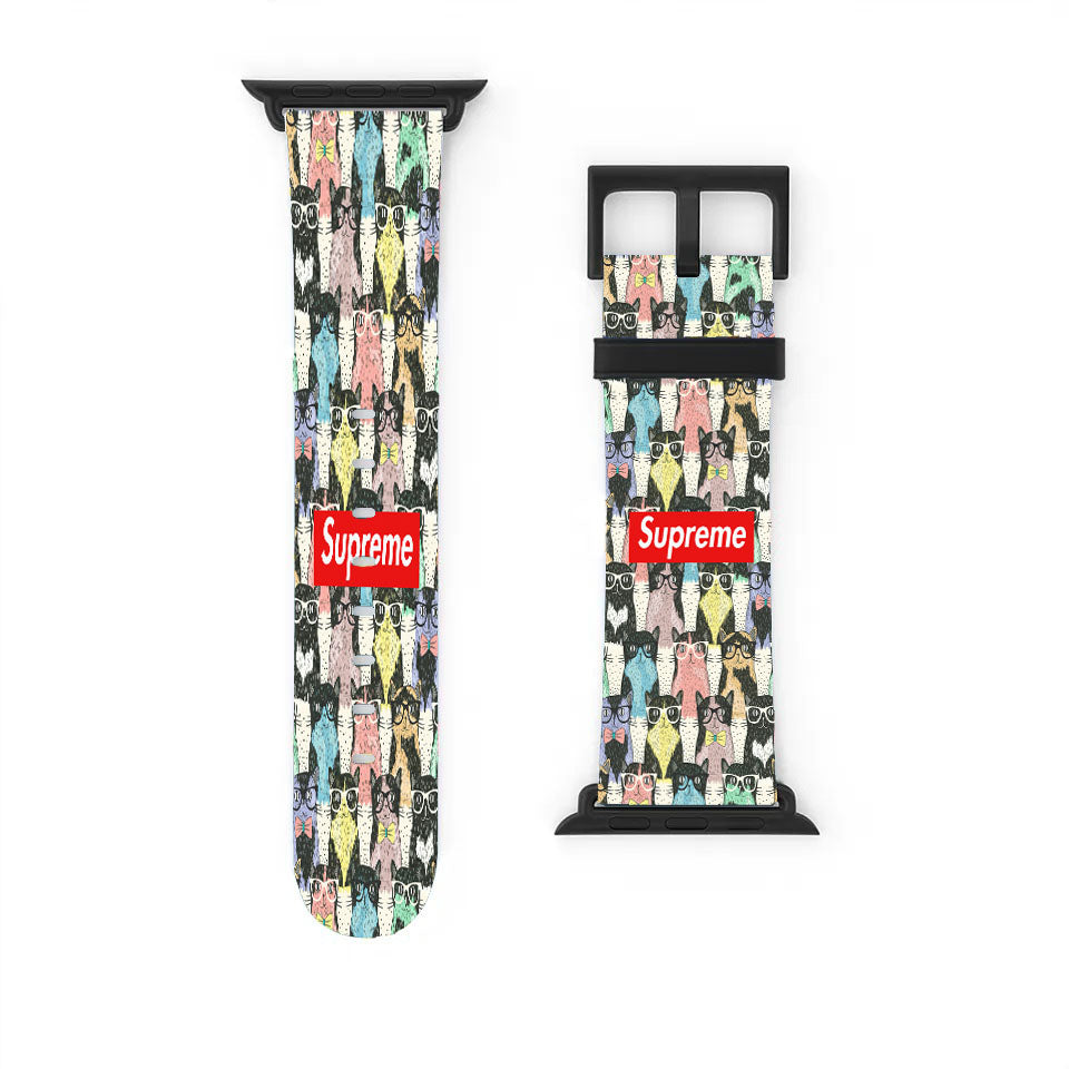Supreme Cats Apple Watch Band 38Mm - 44Mm