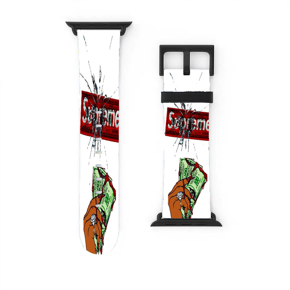 Supreme Dolar Blink Miror Apple Watch Band 38Mm - 44Mm