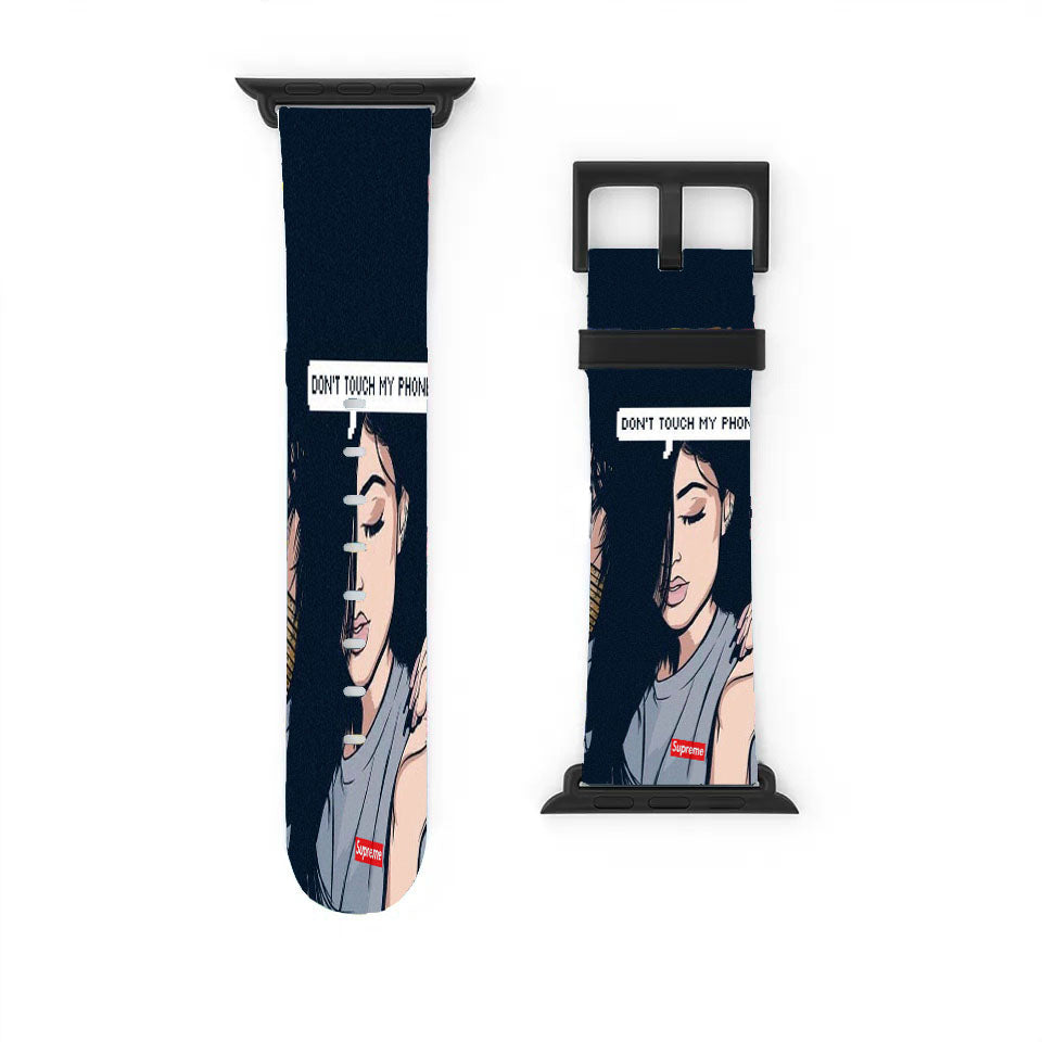 Supreme Dont Touch My Phone Apple Watch Band 38Mm - 44Mm