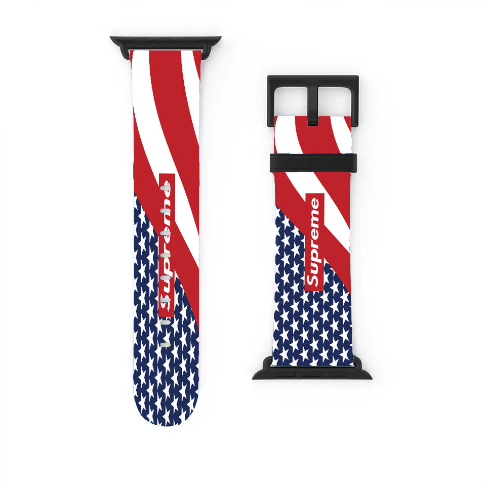 Supreme Flag Apple Watch Band 38Mm - 44Mm