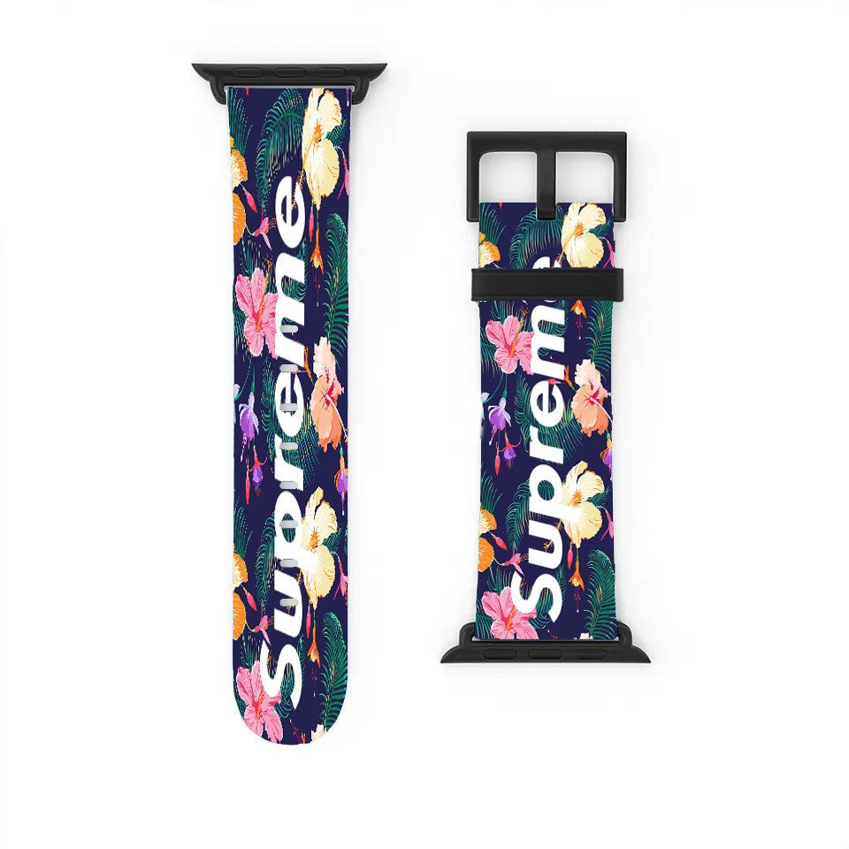 Supreme Flower Tropical Apple Watch Band 38Mm - 44Mm