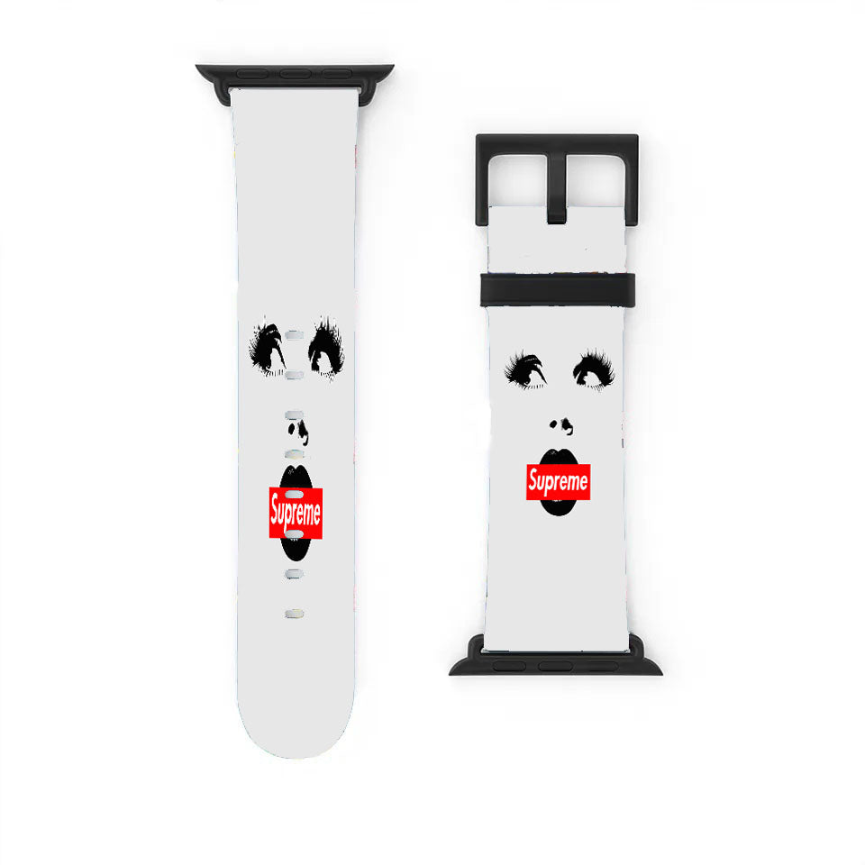 Supreme Girly Black And White Apple Watch Band 38Mm - 44Mm