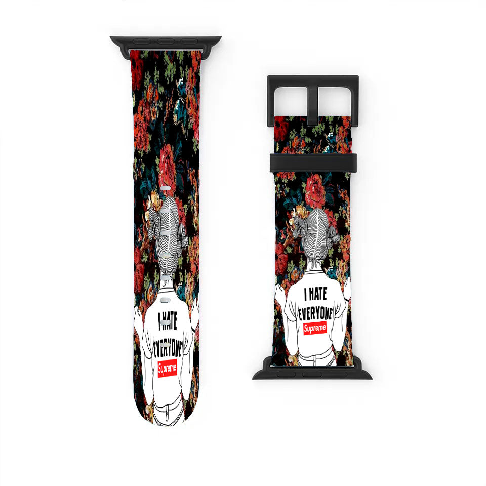Supreme I Hate Everyone Apple Watch Band 38Mm - 44Mm