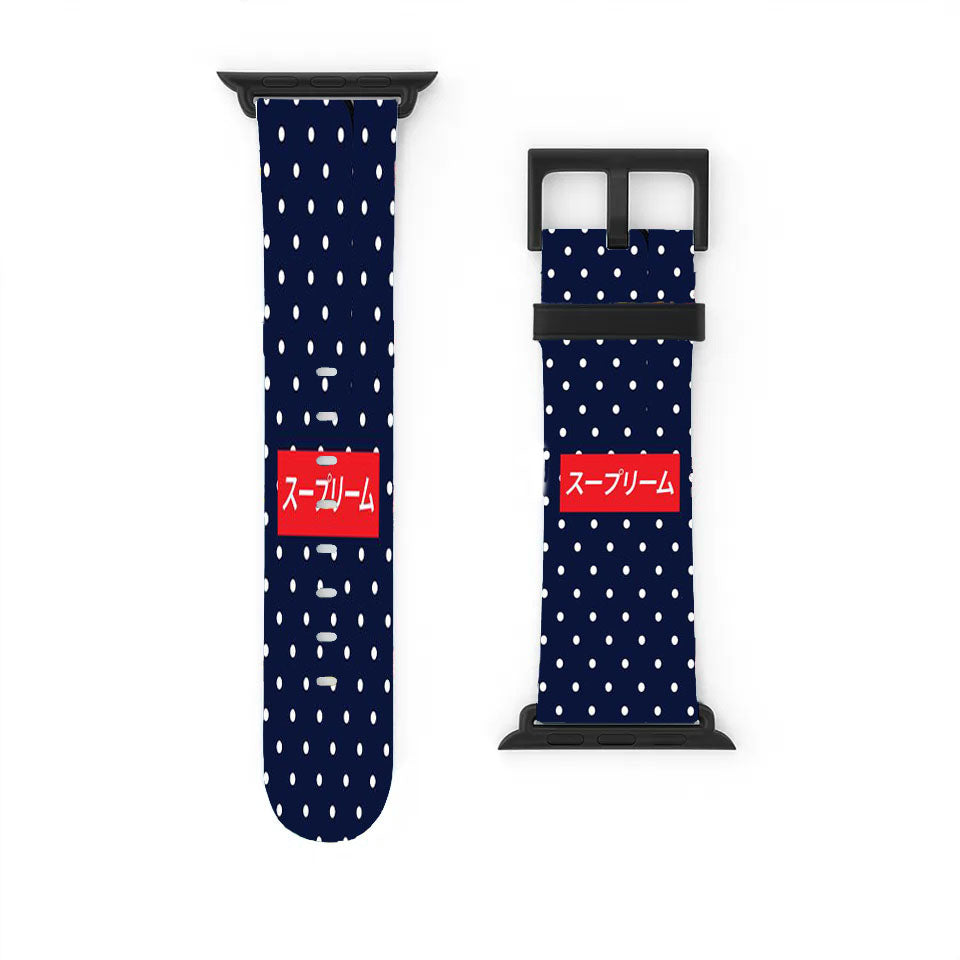 Supreme Japanese Apple Watch Band 38Mm - 44Mm