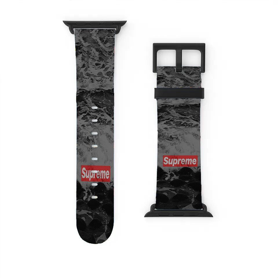 Supreme Logo Ocean Apple Watch Band 38Mm - 44Mm