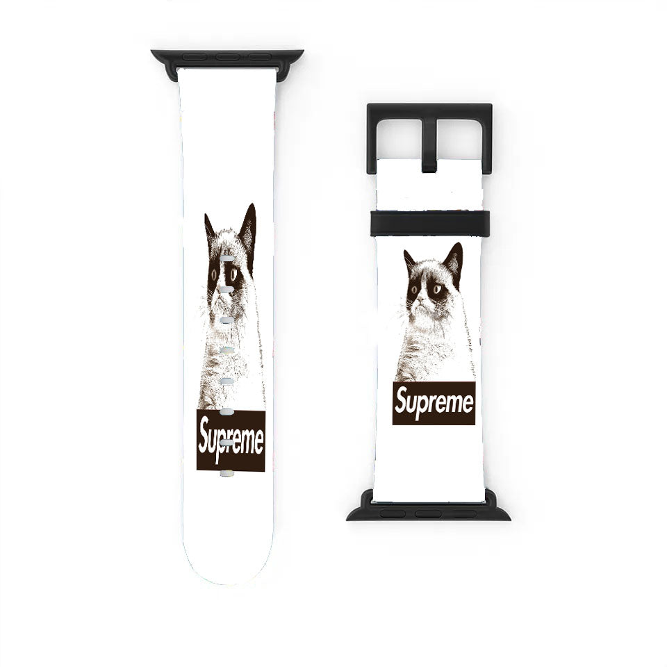 Supreme Nope Cat Apple Watch Band 38Mm - 44Mm