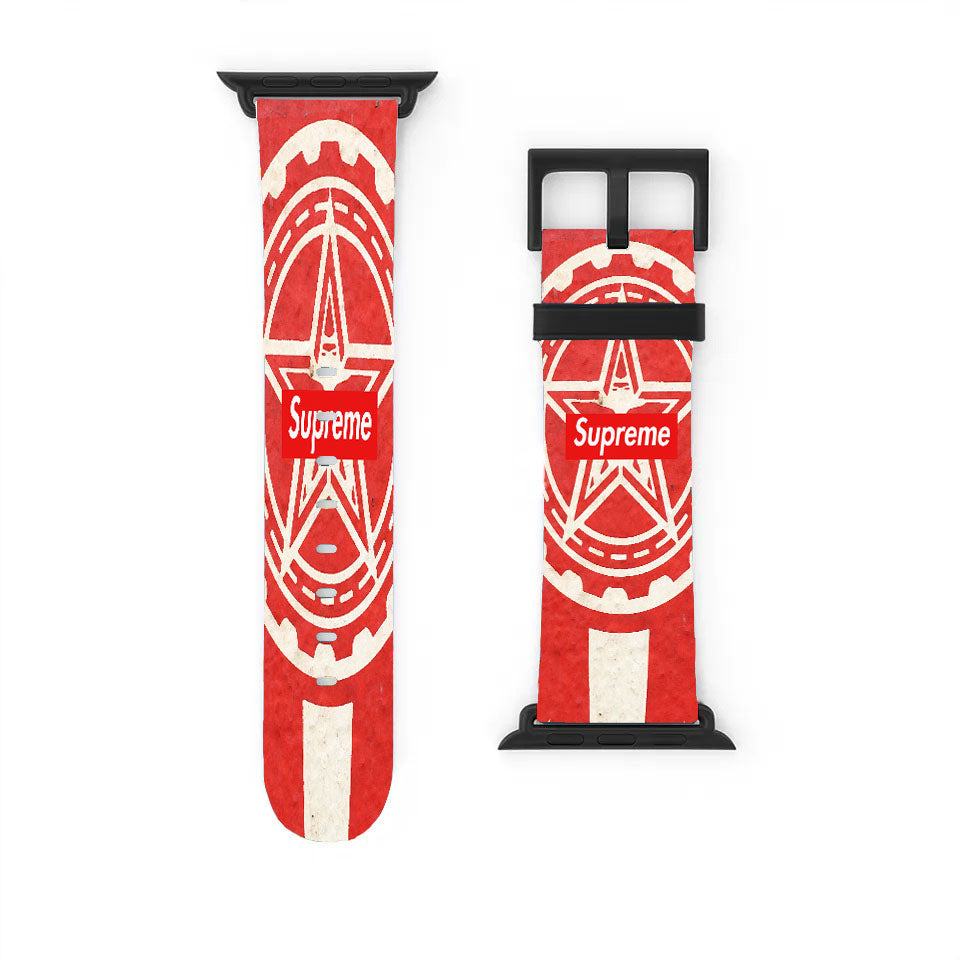 Supreme Obey Logo Apple Watch Band 38Mm - 44Mm
