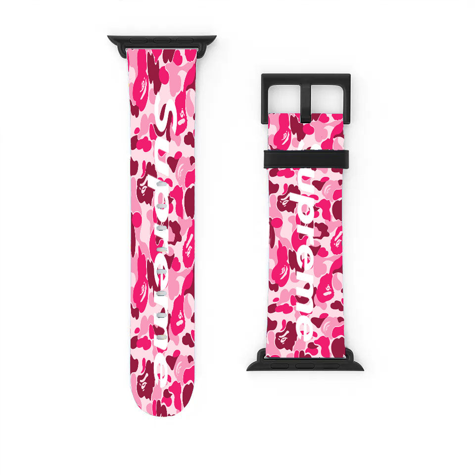 Supreme Pink Apple Watch Band 38Mm - 44Mm