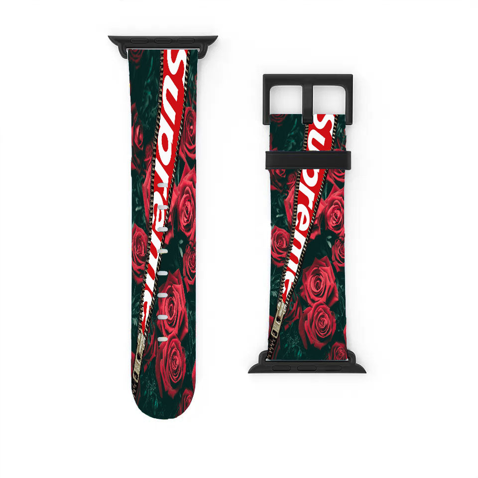 Supreme Roses Apple Watch Band 38Mm - 44Mm