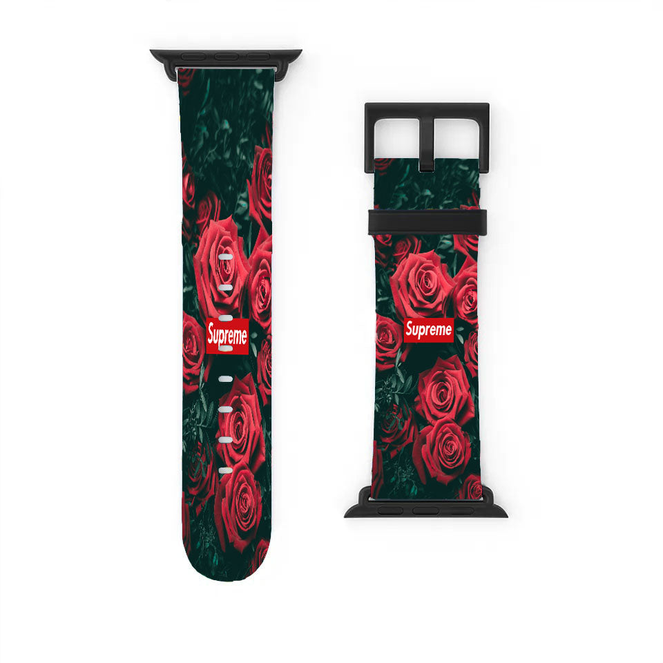 Supreme Roses 2 Apple Watch Band 38Mm - 44Mm