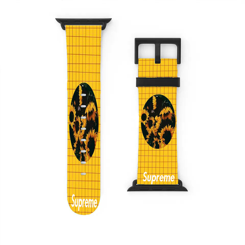 Supreme Sunflower Apple Watch Band 38Mm - 44Mm