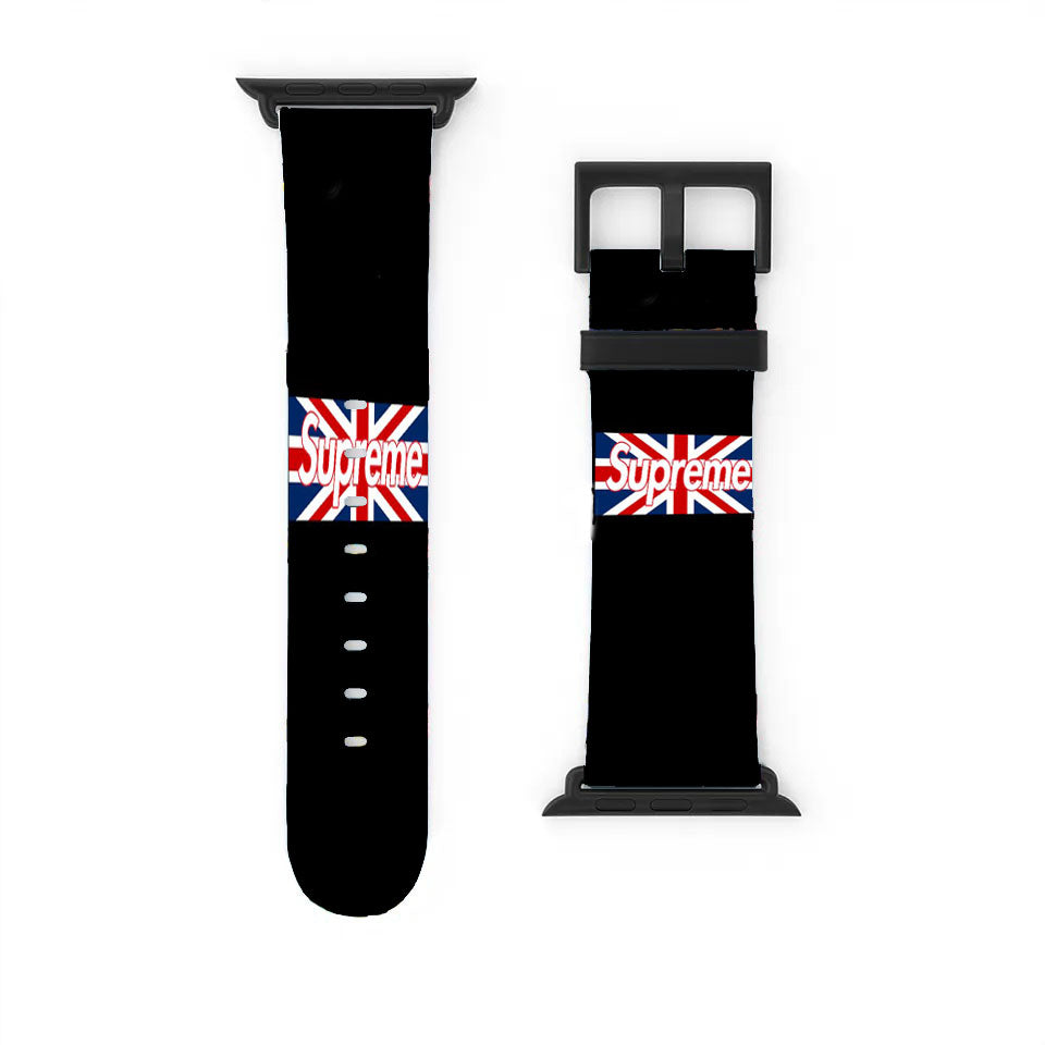 Supreme Uk Box Logo Apple Watch Band 38Mm - 44Mm
