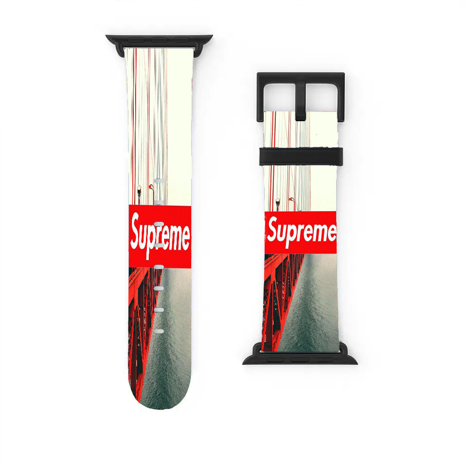Supreme View Red Apple Watch Band 38Mm - 44Mm