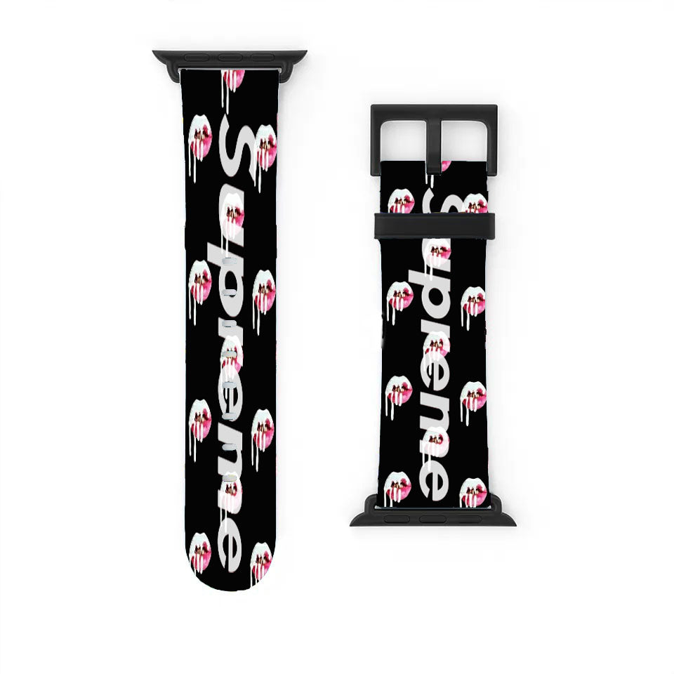 Supreme X Kylie Jenner Lips Logo Apple Watch Band 38Mm - 44Mm
