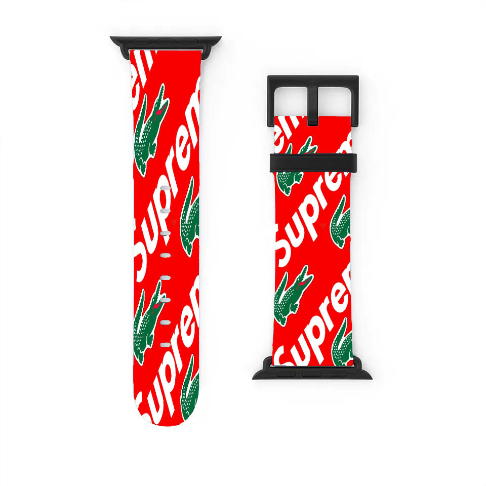 Supreme X Lacoste Apple Watch Band 38Mm - 44Mm