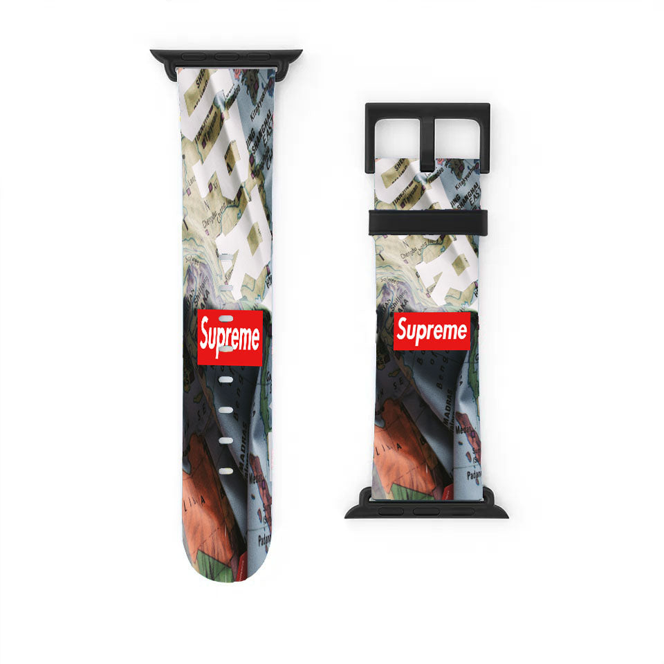 Supreme X North Face Apple Watch Band 38Mm - 44Mm