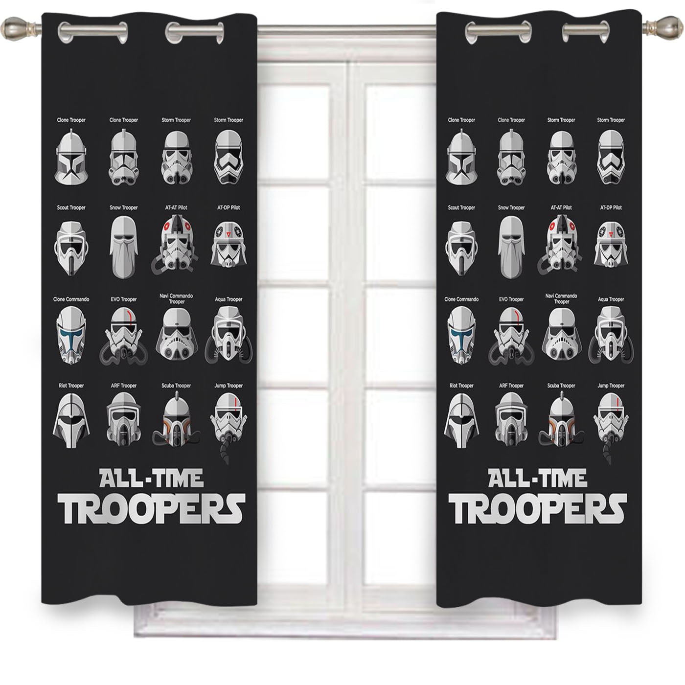 All Time Troopers Star Wars Window Curtains