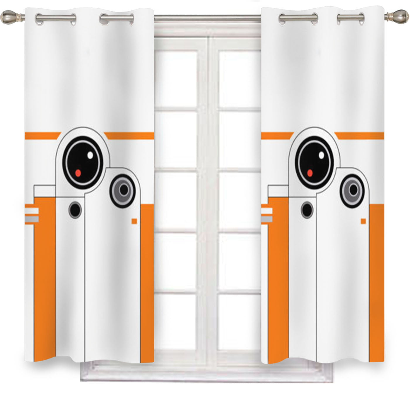 Bb-8 Star Wars Window Curtains