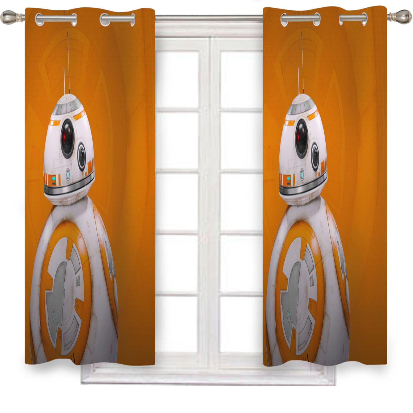 Bb8 Star Wars Movies Window Curtains