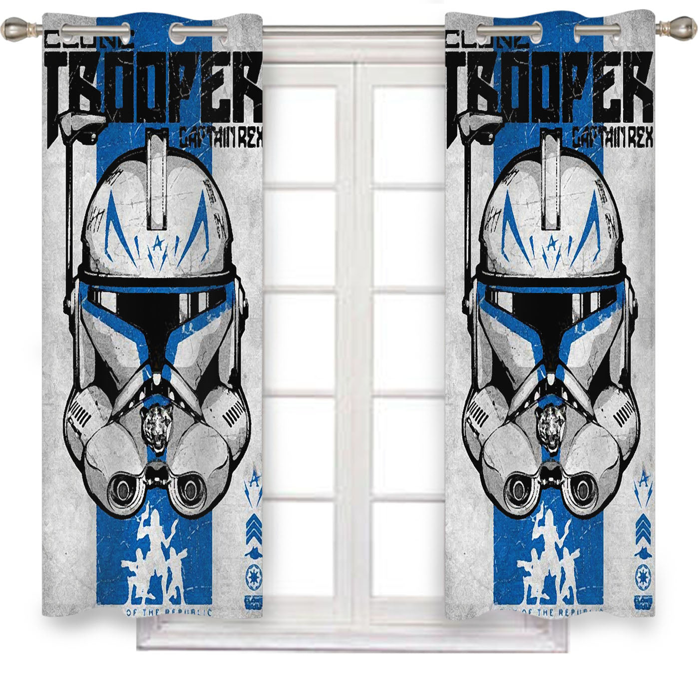 Clone Trooper Star Wars Window Curtains