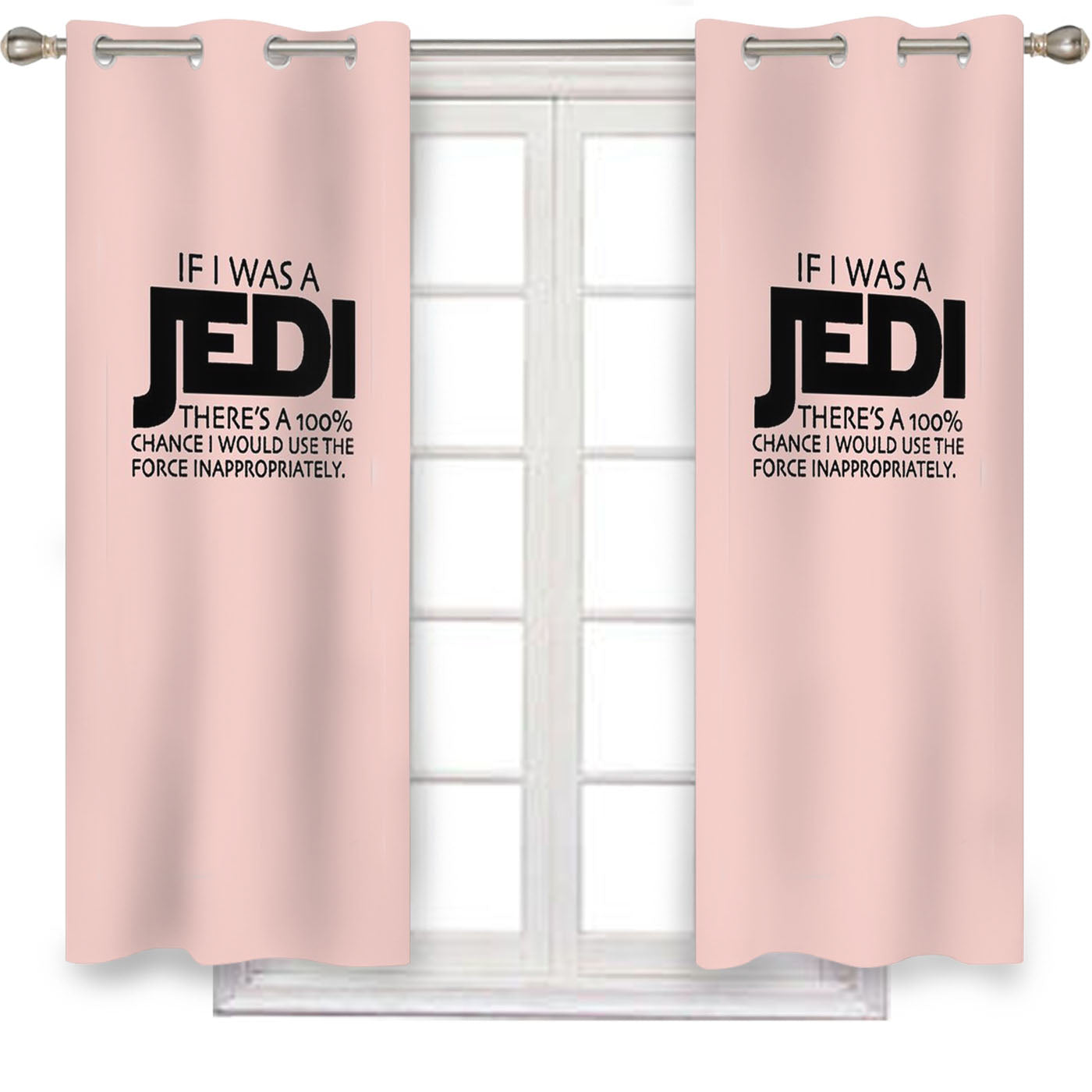Disney Star Wars Jedi Funny Window Curtains