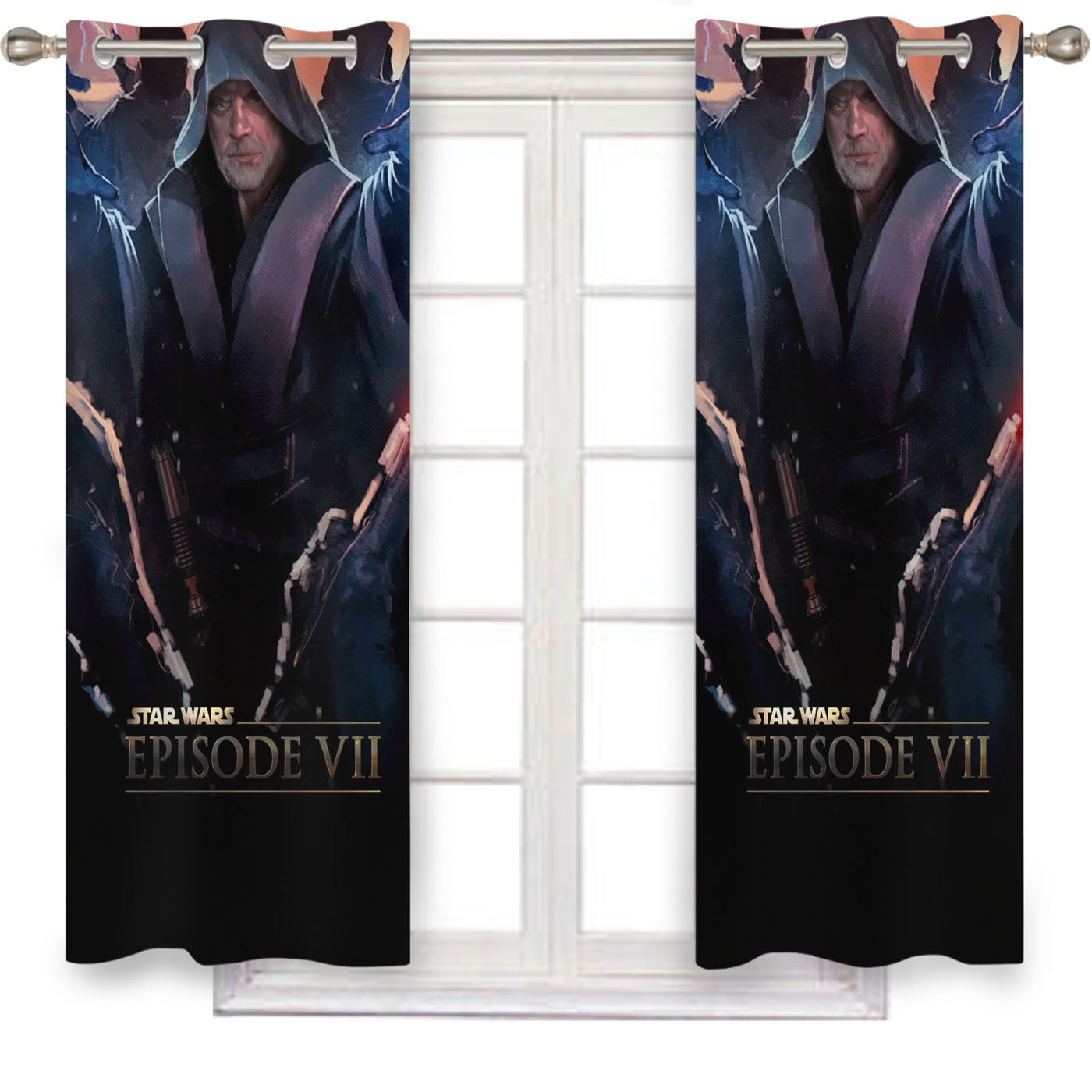 Disney Start Wars #Vii Window Curtains
