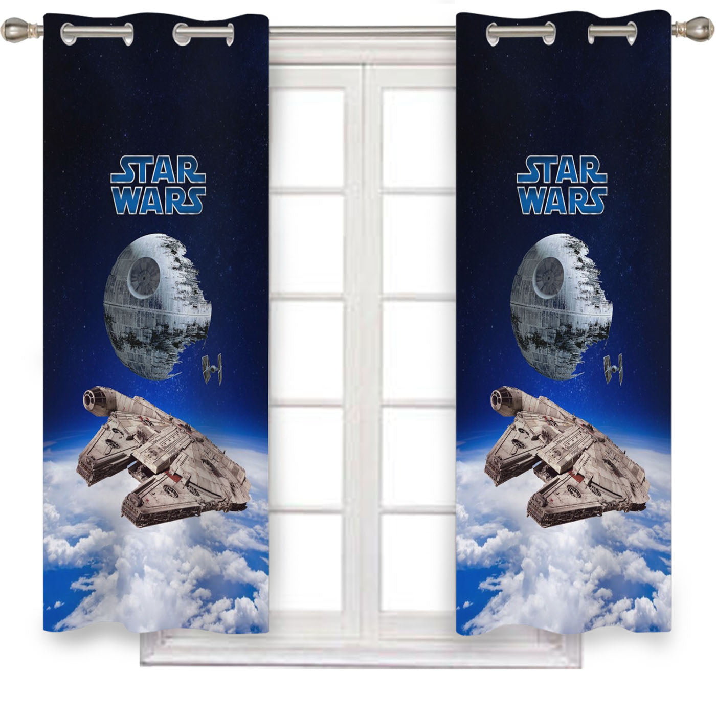 Falkcon Star Wars Window Curtains