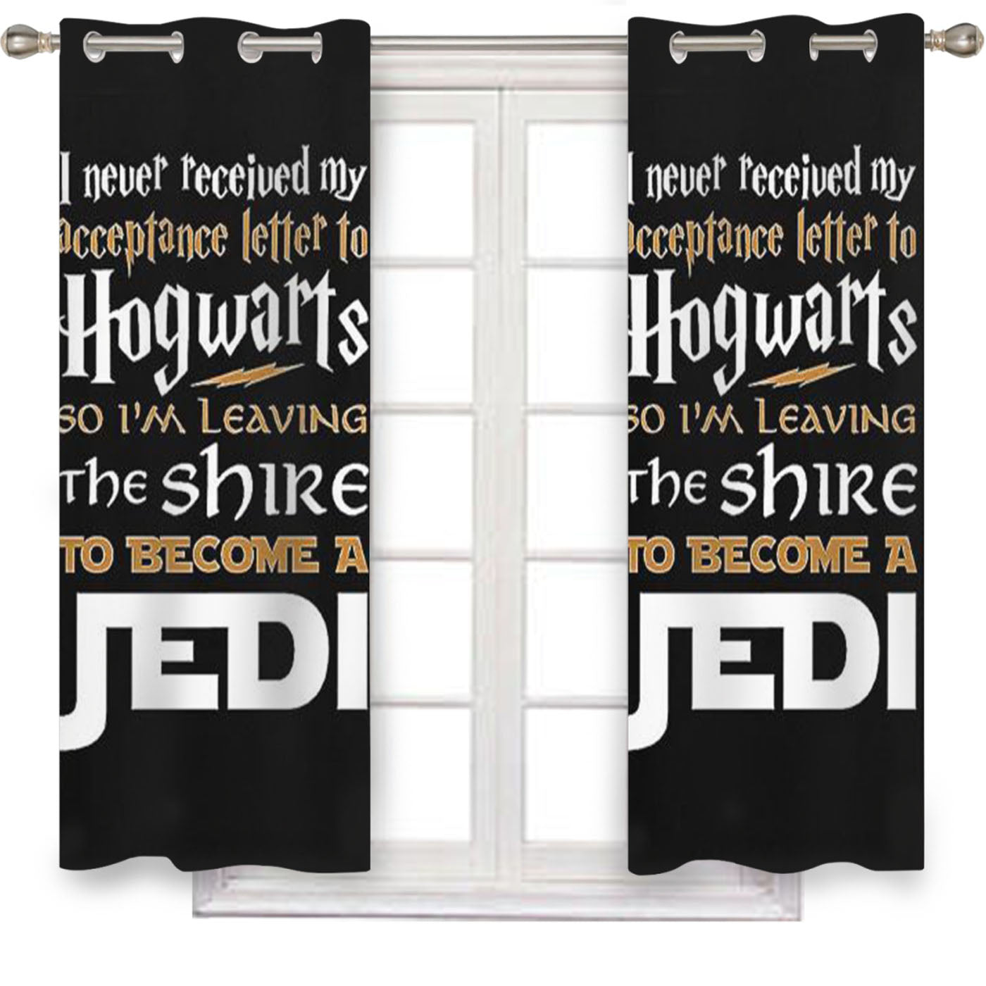 Harry Potter Star Wars Window Curtains