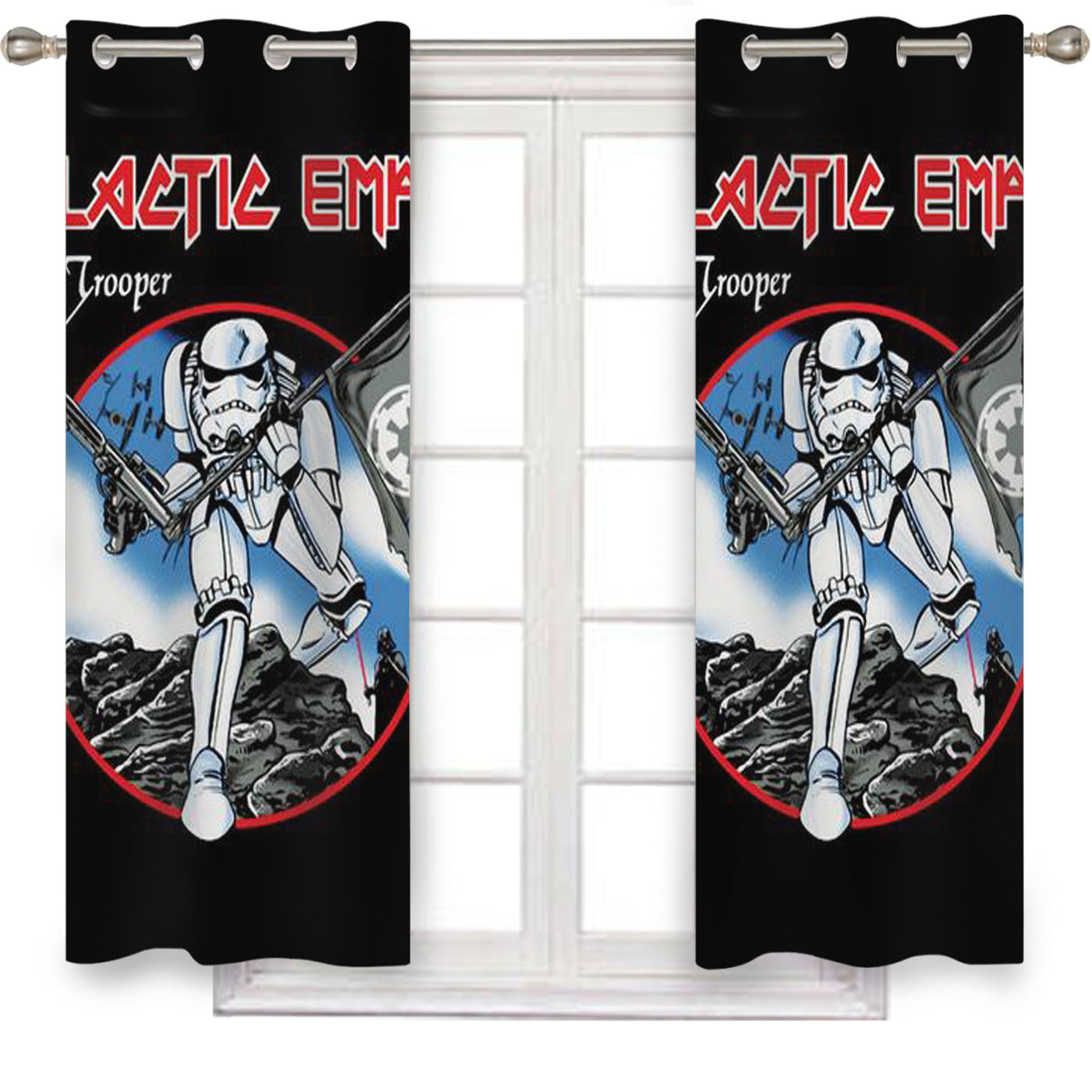 Iron Maiden Star Wars Window Curtains