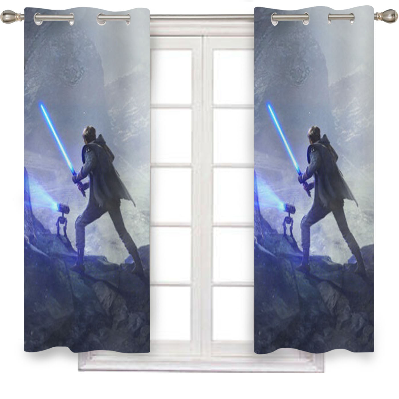 Jedi Fallen Order Star Wars Window Curtains