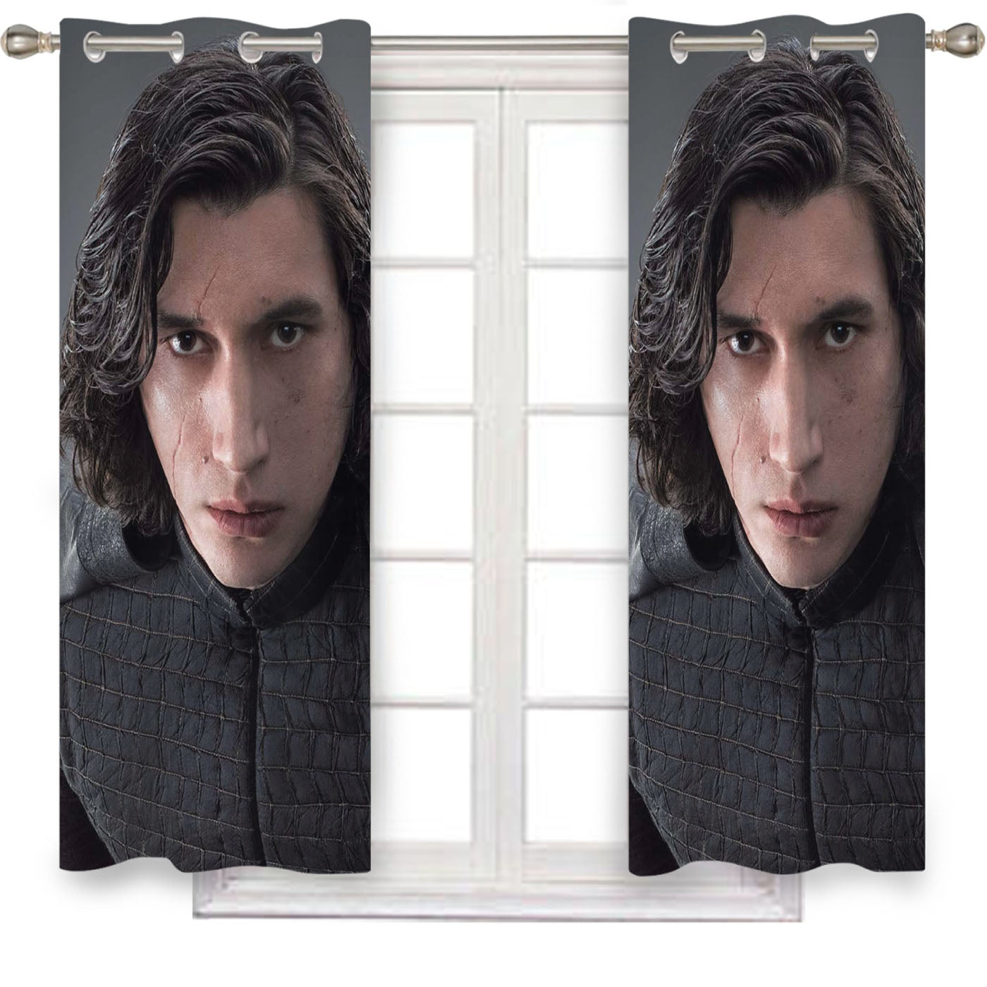 Kylo Ren Star Wars Window Curtains