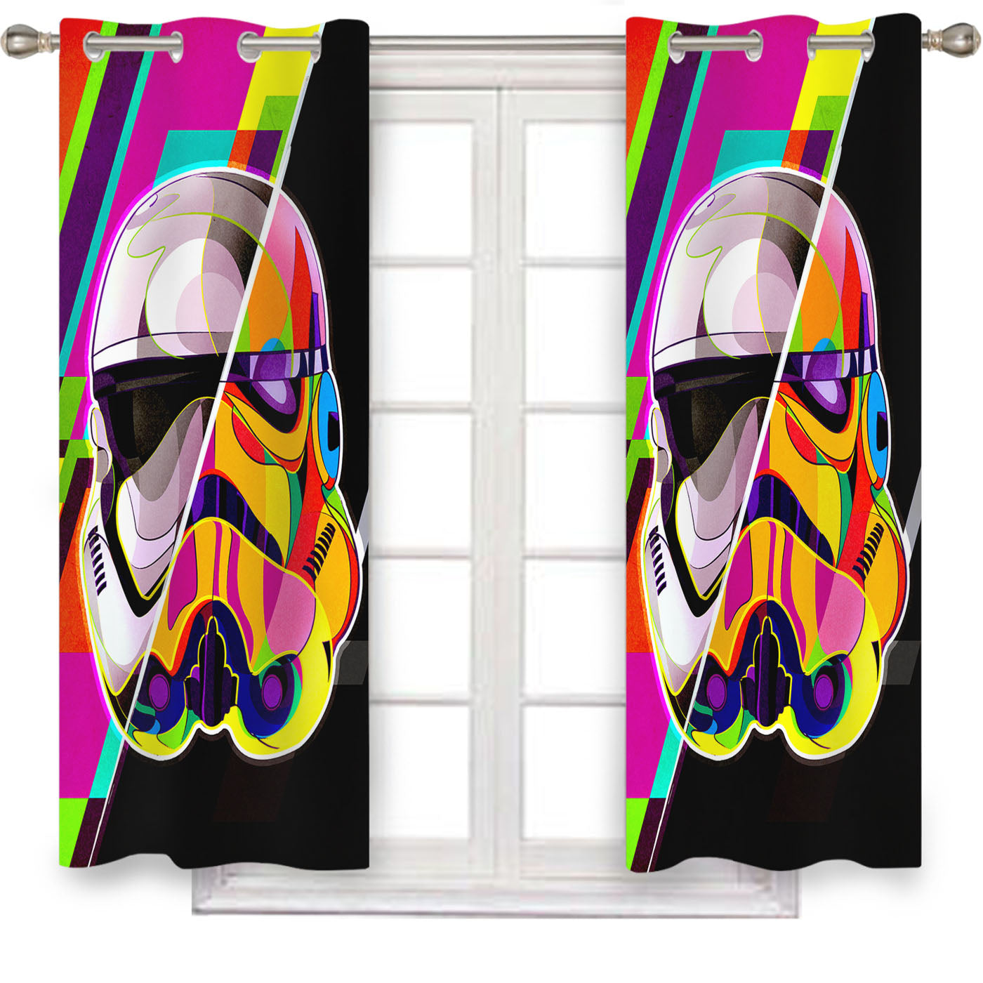 Pop Art Star Wars Window Curtains
