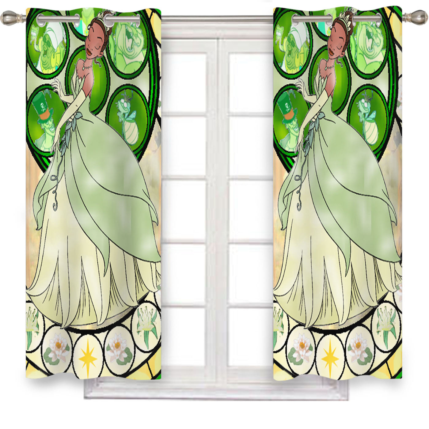 Princess Tiana Kingdom Heart Window Curtains