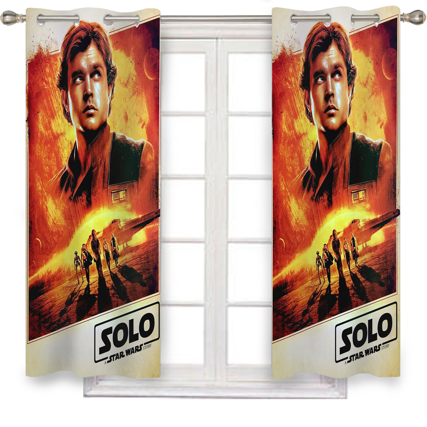 Solo A Star Wars Story Window Curtains