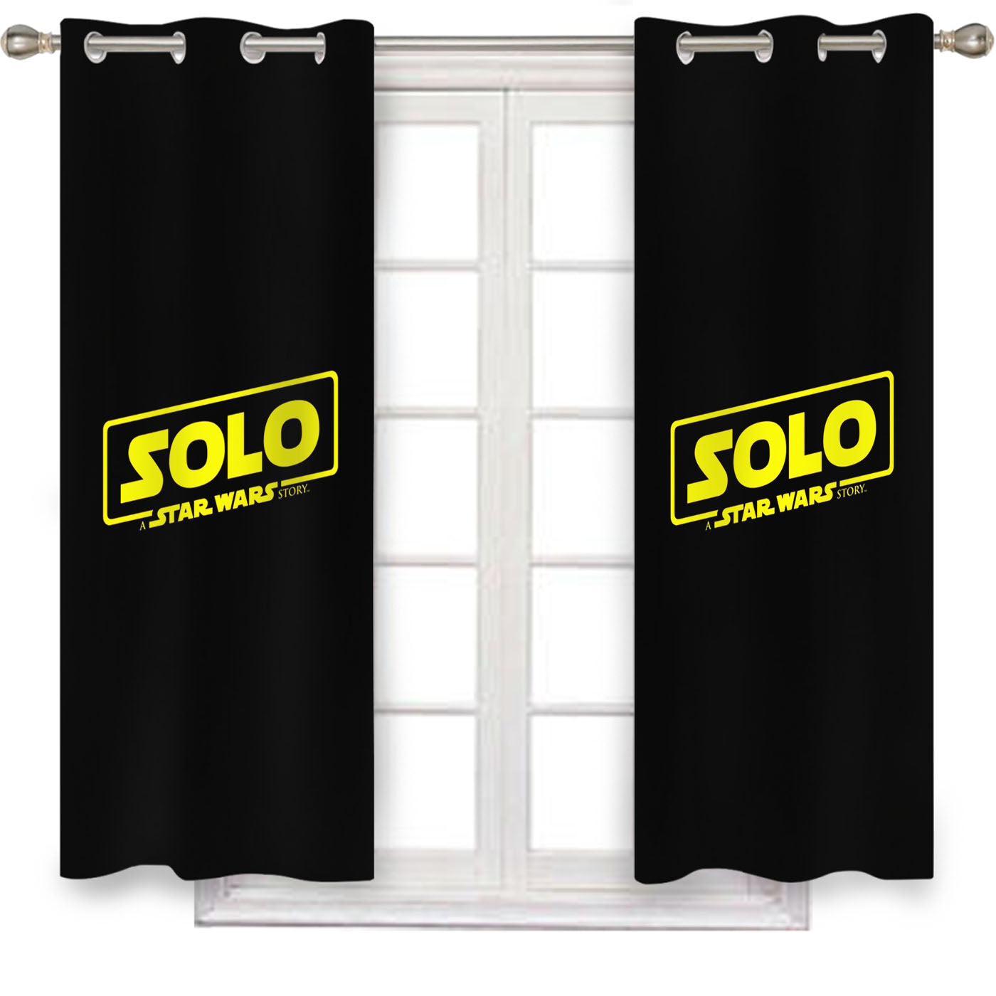 Solo Star Wars Story 2 Window Curtains