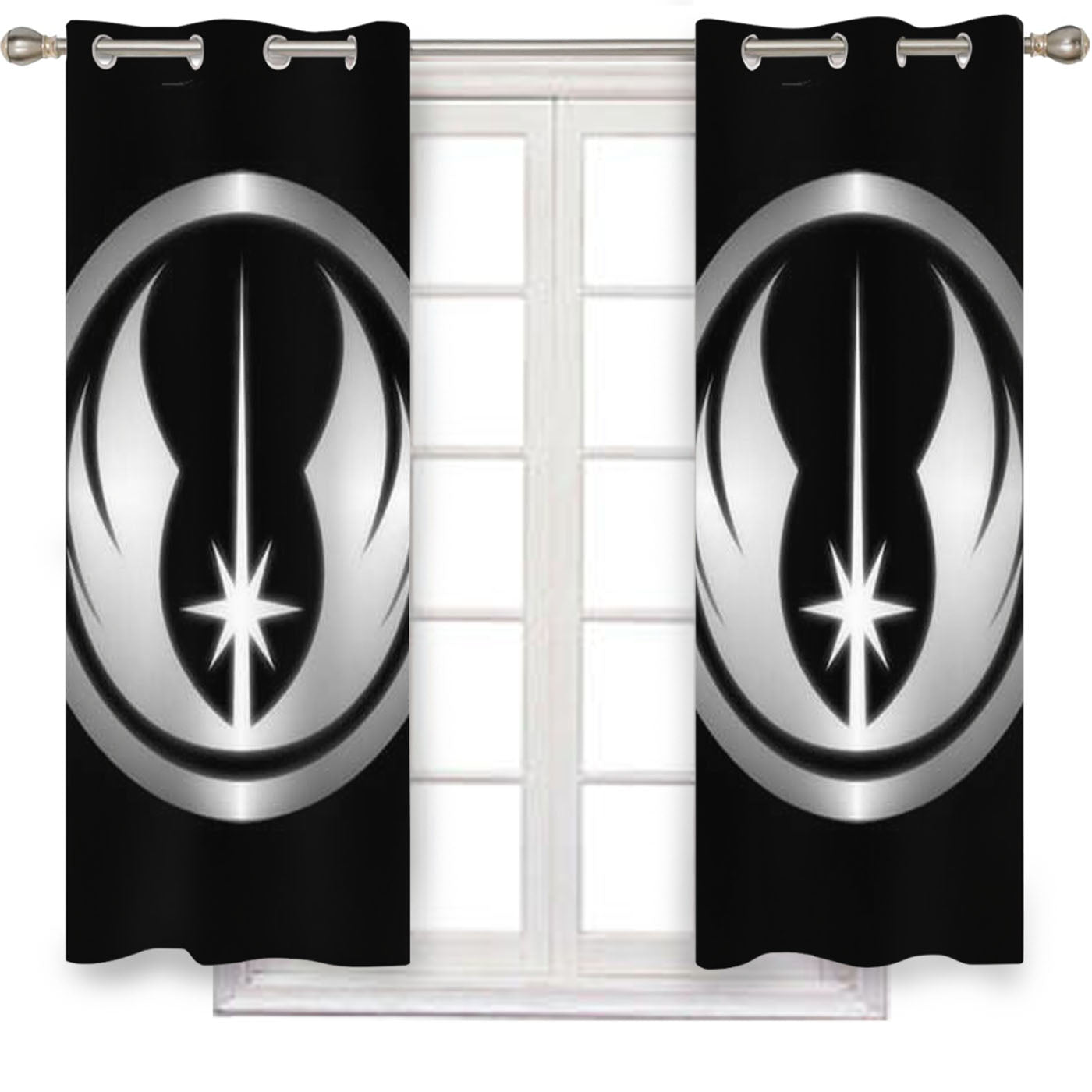 Star Wars 4 Window Curtains