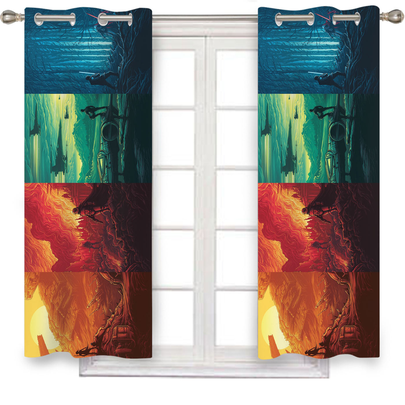 Star Wars Alliance Window Curtains