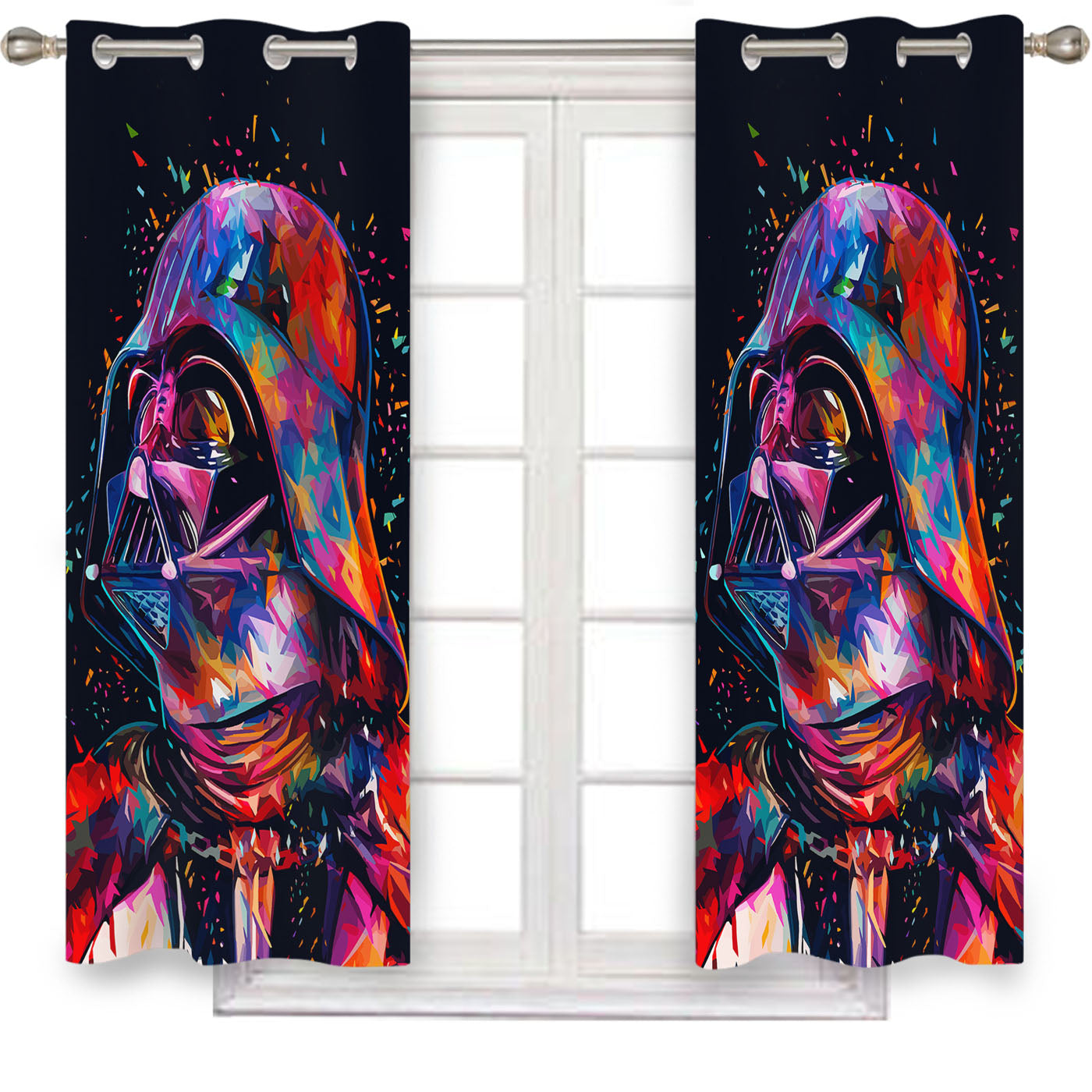 Star Wars Art Window Curtains