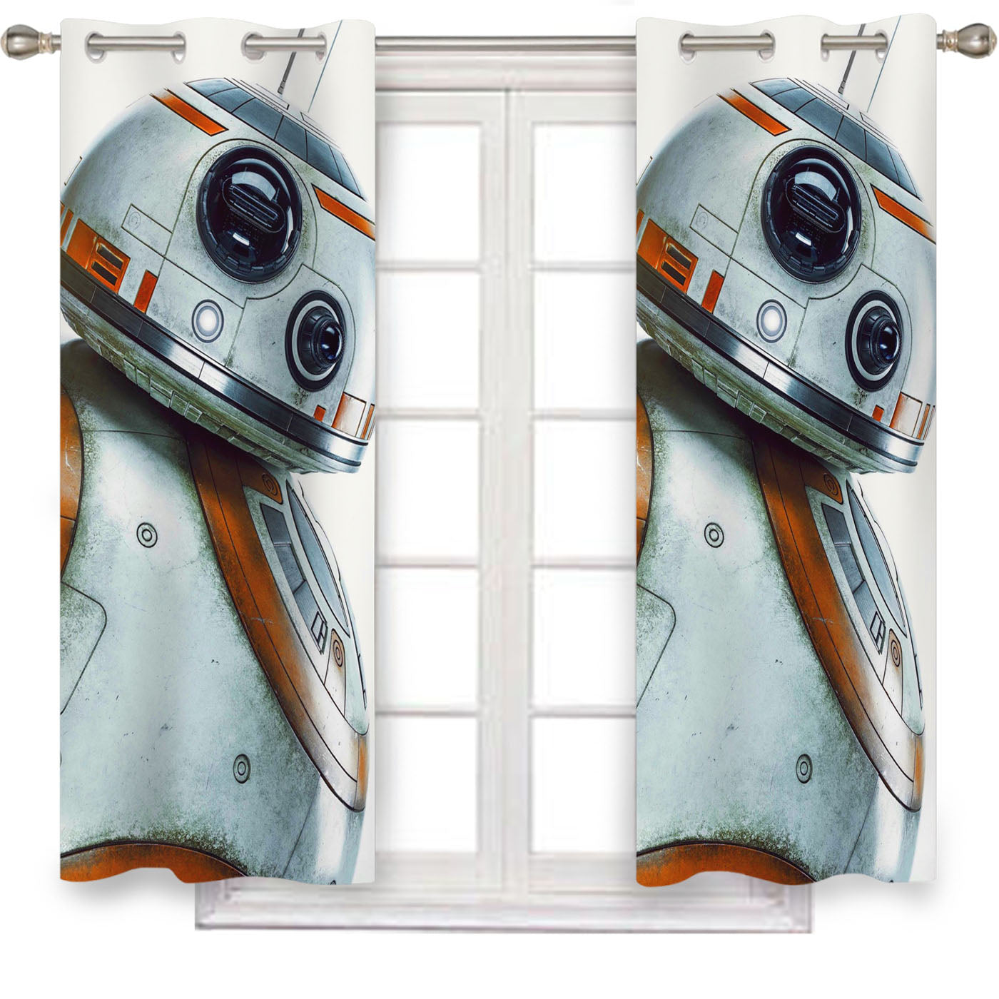 Star Wars Bb8 Window Curtains