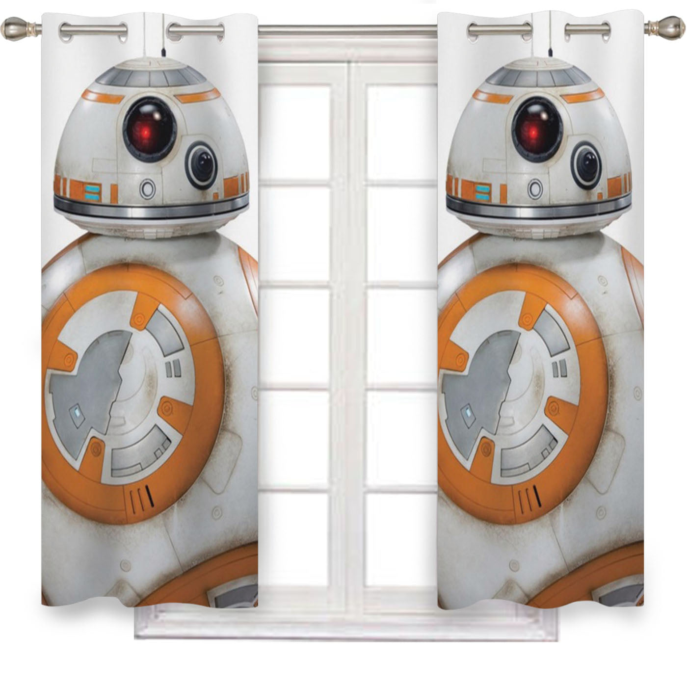 Star Wars Bb8 Droid Window Curtains