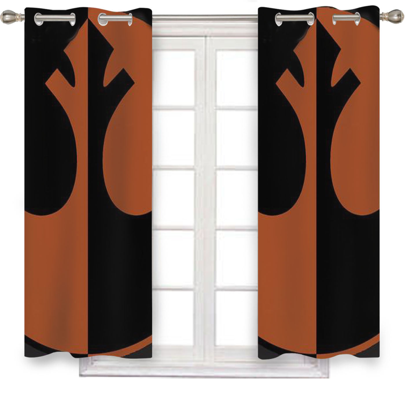 Star Wars Black Squadron Resistance Window Curtains