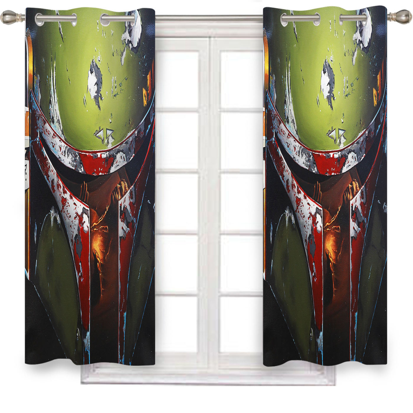 Star Wars Boba Fett Han Solo Window Curtains