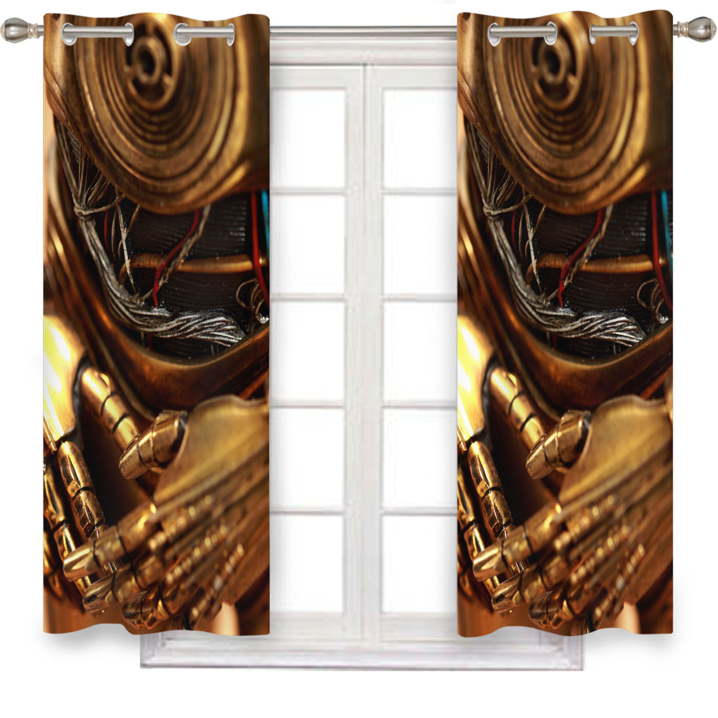 Star Wars C3Po Window Curtains