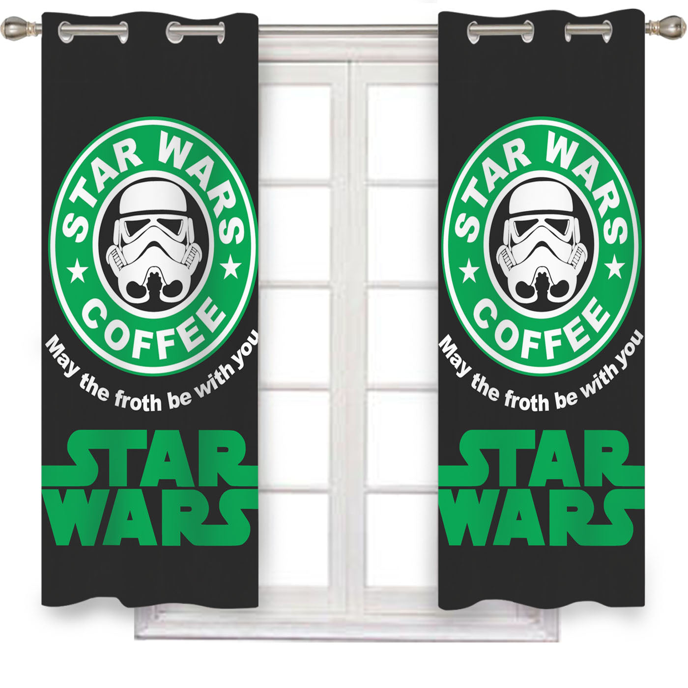 Star Wars Coffee Window Curtains