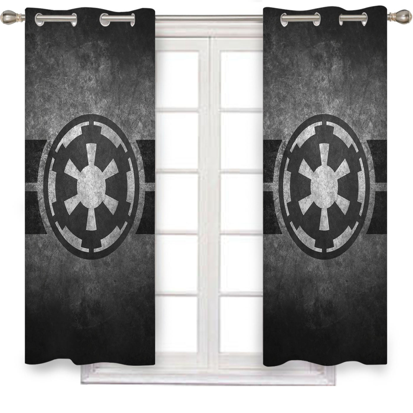 Star Wars Empire Symbol Window Curtains