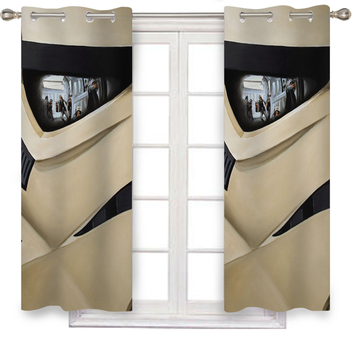 Star Wars Eye Wallpaper Window Curtains