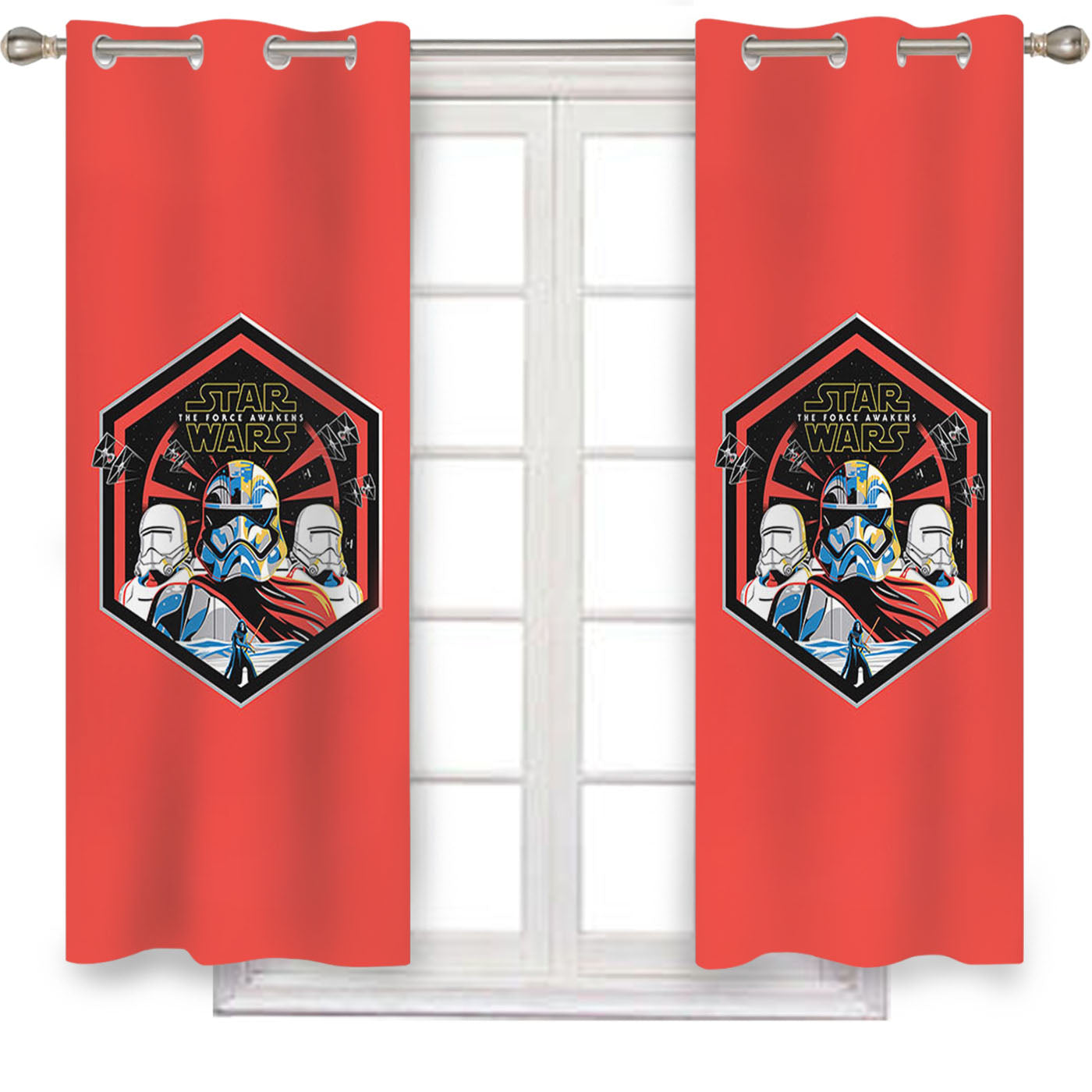 Star Wars First Order Phasma Window Curtains