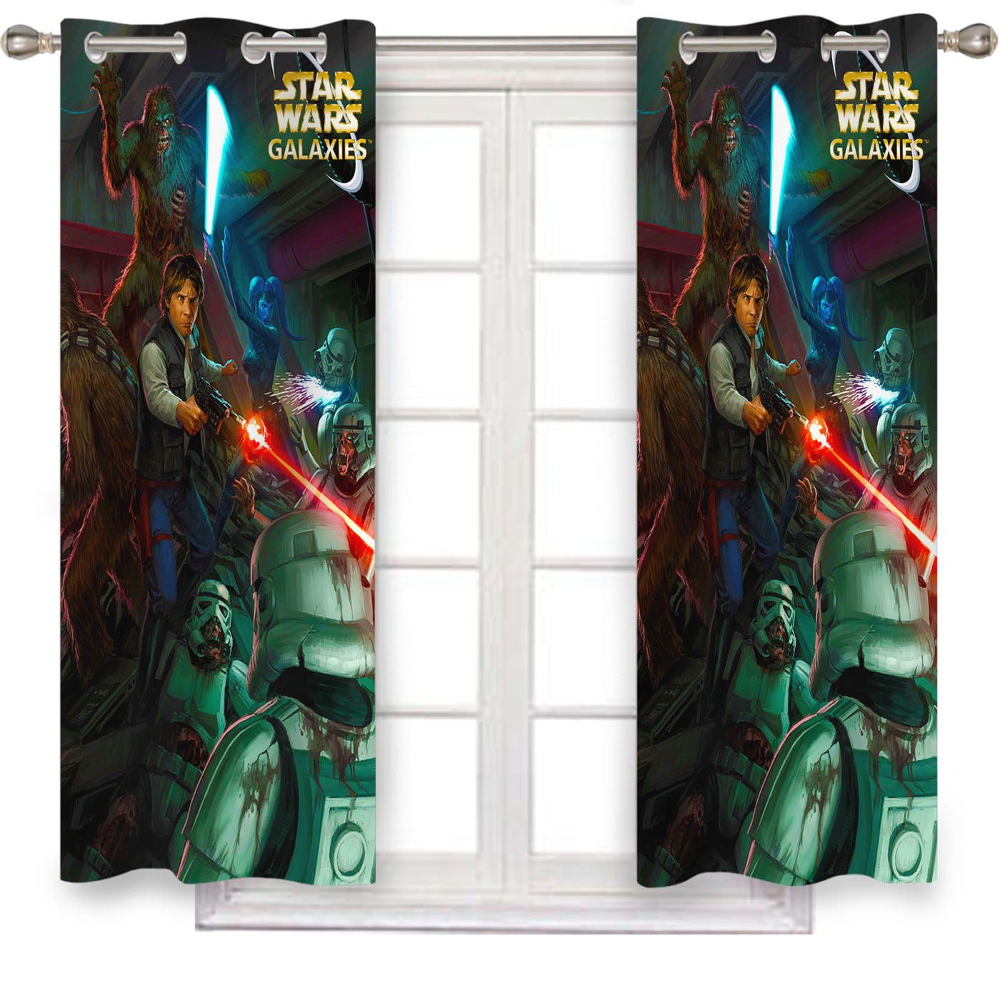 Star Wars Galaxies Window Curtains